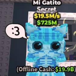 MI Gatito [Diamond] [CAT Trait] (Секретный персонаж) — Roblox, лот №237224