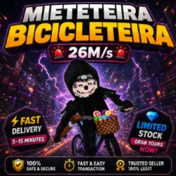 Mieteteira Bicicleteira 26M s - 15 Minutes Stock - Grab You… — Roblox, лот №237256