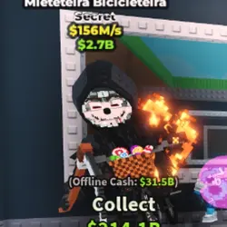 Mieteteira Bicicleteira Normal + fire trait 156m s (G37) (С… — Roblox, лот №237291