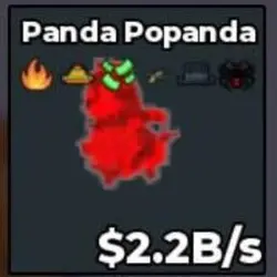 ML35# Cursed Panda Popanda 2,2B s (Секретный персонаж) — Roblox, лот №237335