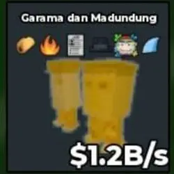ML46# Gold Garama and Madundung 1,2B s (Секретный персонаж) — Roblox, лот №237305
