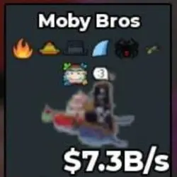 Moby Bros 7.3B s zidan (Секретный персонаж) — Roblox, лот №237349