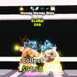 Money Money Bros 1.2 B s (Секретный персонаж) — Roblox, лот №237362