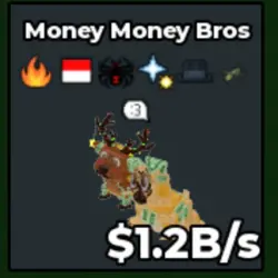 Money Money Bros 1.2B s (Секретный персонаж) — Roblox, лот №237364