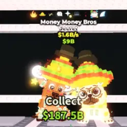 Money Money Bros 1.6 B s (Секретный персонаж) — Roblox, лот №237367