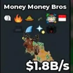 Money Money Bros 1.8 B s (Секретный персонаж) — Roblox, лот №237374
