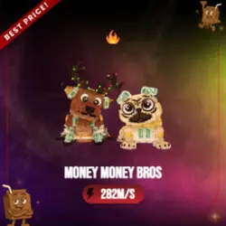 Money Money Bros 282M s (Секретный персонаж) — Roblox, лот №237344