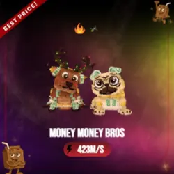 Money Money Bros 423M s (Секретный персонаж) — Roblox, лот №237350