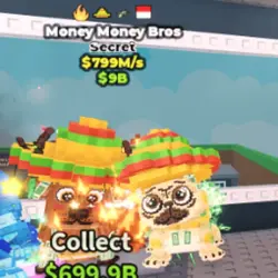 Money Money Bros 799M s (Секретный персонаж) — Roblox, лот №237355