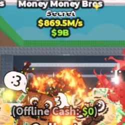Money Money Bros 869.5m s (Секретный персонаж) — Roblox, лот №237357
