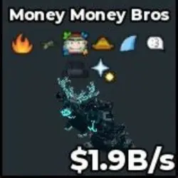 Money Money Bros Cyber $1.9B S (Секретный персонаж) — Roblox, лот №237366