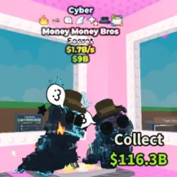 Money Money Bros Cyber 1.7b (Секретный персонаж) — Roblox, лот №237371