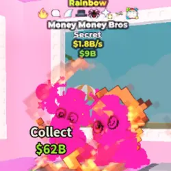 Money Money Bros Rainbow 1.8b s (Секретный персонаж) — Roblox, лот №237384
