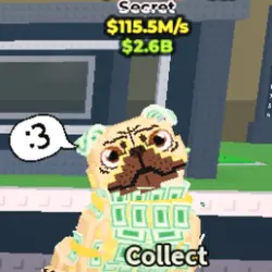 Money Money Puggy 115.5m s (Секретный персонаж) — Roblox, лот №237395
