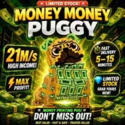 Money Money Puggy 21M s - 15 Minutes Stock - Grab Yours NOW… — Roblox, лот №237409