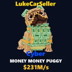 Money Money Puggy 231M s Secret Cyber (Секретный персонаж) — Roblox, лот №237411