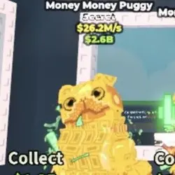 Money Money Puggy 26,2M s GOLD (Секретный персонаж) — Roblox, лот №237416