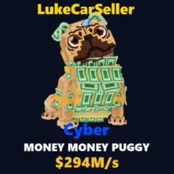 Money Money Puggy 294M s Secret Cyber (Секретный персонаж) — Roblox, лот №237420