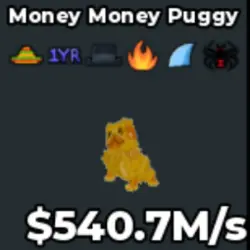 Money Money Puggy 464 (Секретный персонаж) — Roblox, лот №237429