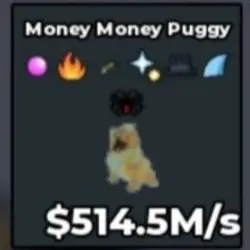 Money Money Puggy 514.5M s (Секретный персонаж) — Roblox, лот №237436