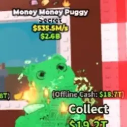 Money Money Puggy 535 led (Секретный персонаж) — Roblox, лот №237448