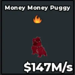 Money Money Puggy bloodrot (Секретный персонаж) — Roblox, лот №237443
