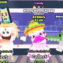 Money Money Puggy Candy 336M s (Секретный персонаж) — Roblox, лот №237449