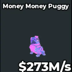 Money Money Puggy Crystal (Секретный персонаж) — Roblox, лот №237450