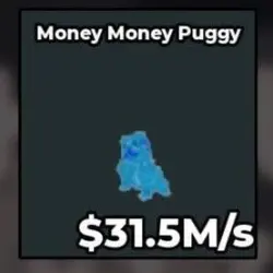 Money Money Puggy Diamond [31.5 M s ] (Секретный персонаж) — Roblox, лот №237458