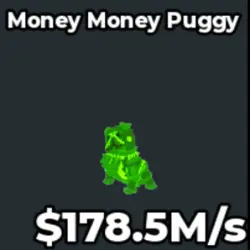 Money Money Puggy Radioactive (Секретный персонаж) — Roblox, лот №237476