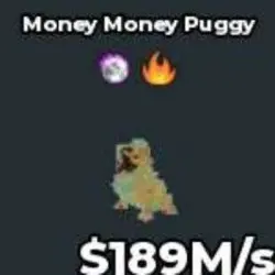 Money Money Puggy With 2 Traits (Секретный персонаж) — Roblox, лот №237486