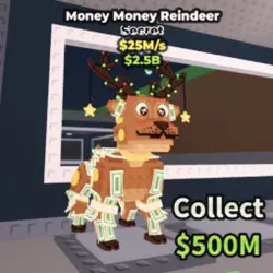 Money Money Reindeer (Секретный персонаж) — Roblox, лот №237490