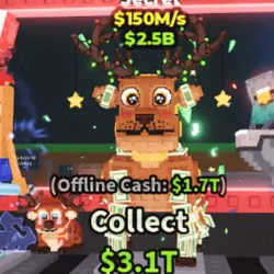 Money Money Reindeer 150M s (Секретный персонаж) — Roblox, лот №237492