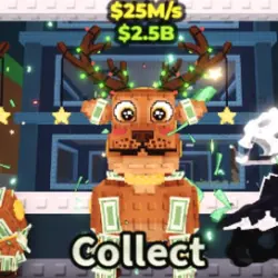Money Money Reindeer 25M s (Секретный персонаж) — Roblox, лот №237493