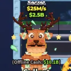 Money Money Reindeer Instan (Секретный персонаж) — Roblox, лот №237499