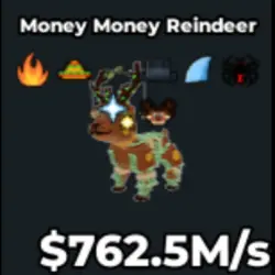 Money Money Reindeer Trait Reindeer - Spider - Fire - VIP (… — Roblox, лот №237500