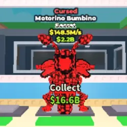 Motorino Bumbino 148.5 M s Cursed ! Secret PE (Секретный пе… — Roblox, лот №237513