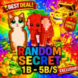 Mystery BOX 1B - 5B S Random Secret (Секретный персонаж) — Roblox, лот №237548