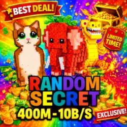 Mystery BOX 400M - 10B S Random Secret (Секретный персонаж) — Roblox, лот №237553
