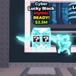 Mythic Lucky Block CYBER (Мифический персонаж) — Roblox, лот №237561