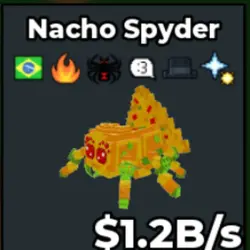 Nacho Spyder 1,2B (Секретный персонаж) — Roblox, лот №237579