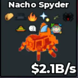 Nacho Spyder 460 (Секретный персонаж) — Roblox, лот №237615