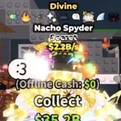 Nacho Spyder Divine 2.2B s (Секретный персонаж) — Roblox, лот №237649