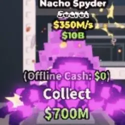 Nacho Spyder Galaxy 350M s (Секретный персонаж) — Roblox, лот №237651