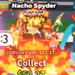 Nacho Spyder Lava $1.4B S (Секретный персонаж) — Roblox, лот №237665
