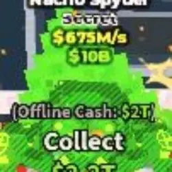 Nacho Spyder Radioactive $675M S (Секретный персонаж) — Roblox, лот №237668
