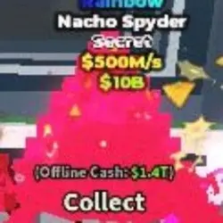 Nacho Spyder Rainbow $500M S (Секретный персонаж) — Roblox, лот №237670