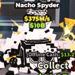 Nacho Spyder YinYang $375M S (Секретный персонаж) — Roblox, лот №237676