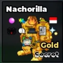 Nachorilla Gold $2.2B S (Секретный персонаж) — Roblox, лот №237715
