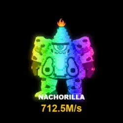 Nachorilla Rainbow 712.5M s Exclusive - Ultra Rare (Секретн… — Roblox, лот №237722
